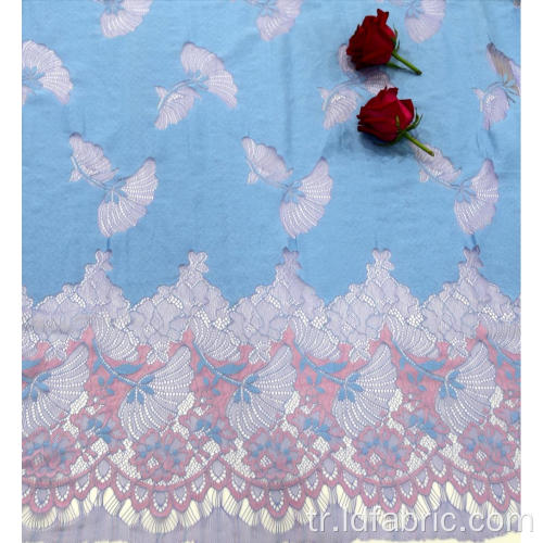 Moda Tasarımı Naylon Pamuk Polyester Panel Dantel Kumaş